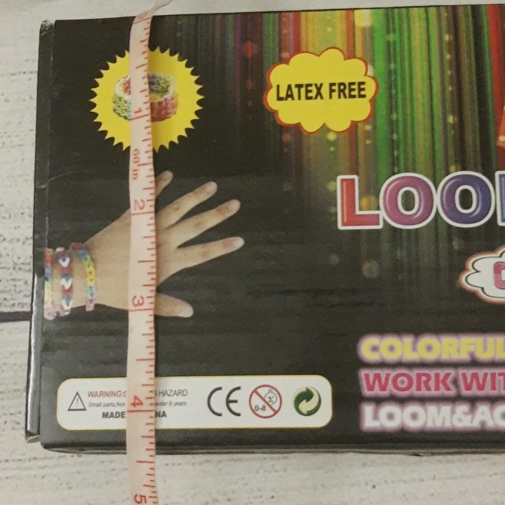 Loom Bands Colorful Bands Rubber Bands Accessories Kit OPEN BOX COMPLETE